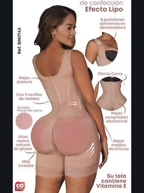 Stagmi Colombianas Faja Invisible SMI7143 La Voluptuosa Efecto lipo instantáneo